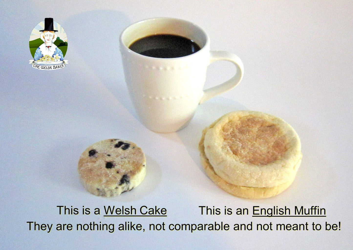 Welsh Baker Welsh Cakes - 6 Flavor Variety Box - 24 Cakes