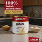 Jargust Bulk Tahini Paste, Vegan, 4.4lb, Yellowish, Perfect for Hummus and Dressings