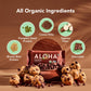 ALOHA Organic Plant Based Protein Bars - Chocolate Chip Cookie Dough - 12 Count, 1.9oz Bars - Vegan Snacks, Low Sugar, Gluten-Fr