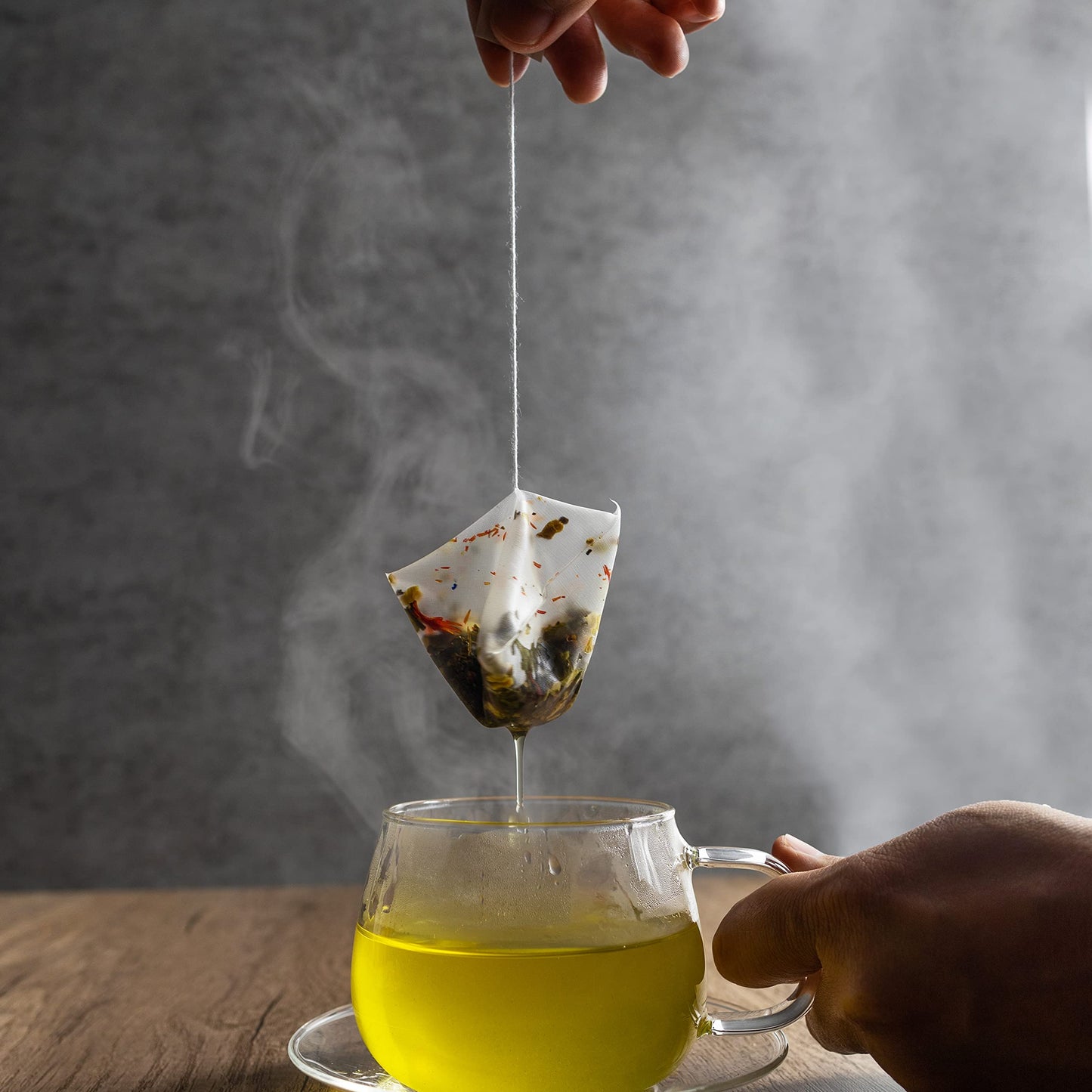Orange Mango Ginger Green Tea - 50 Pyramid Tea Bags Sachets In A Resealable Bag