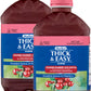 Thick & Easy Clear Thickened Cranberry Juice Cocktail Flavored Drink  Nectar Consistency  46 fl oz (Pack of 2)
