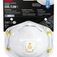 3M N95 Respirator 9511, Cool Flow Valve, 2 Pack, Niosh-Approved, Advanced Filter Media For Easy Breathing, Comfortable For Long Periods Of Wear, Helps Filter Pollen, Mold Spores & Dust (8511Pa1-2A-Ps)