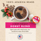 CAMBIO ROASTERS Donut Blend Coffee Pods - Eco-Friendly K Cups, Low Acid Light Roast, 10 Count, Compatible with Keurig