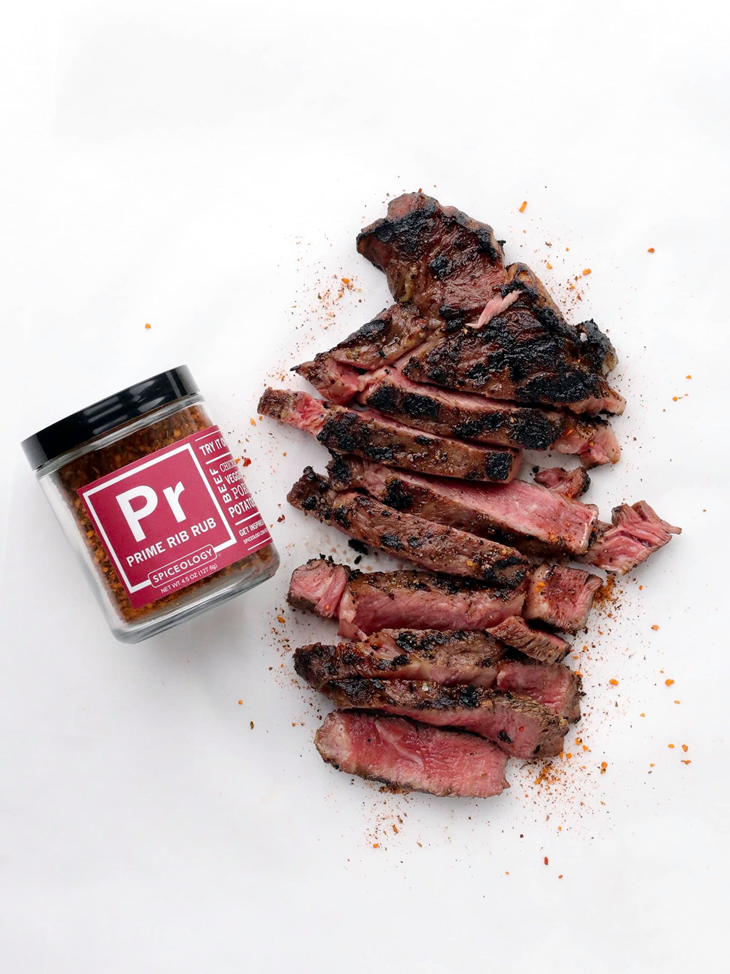Spiceololgy - Prime Rib Rub - All-Purpose Barbeque Rubs, Spice Blends and Seasonings Use On: Beef, Steak, Chicken, Vegetables, P