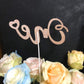 Alissar Glitter Double Sided Rose Gold One Cake Topper For 1St Birthday, Cake Topper For 1St Birthday Boy And Gilr, First Annive
