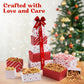 Gift Basket Tower With Fresh Nuts & Snacks, Gourmet Cravings Indulgence - 6 Tier Food Basket Gift Set, Great Gift Present For Me