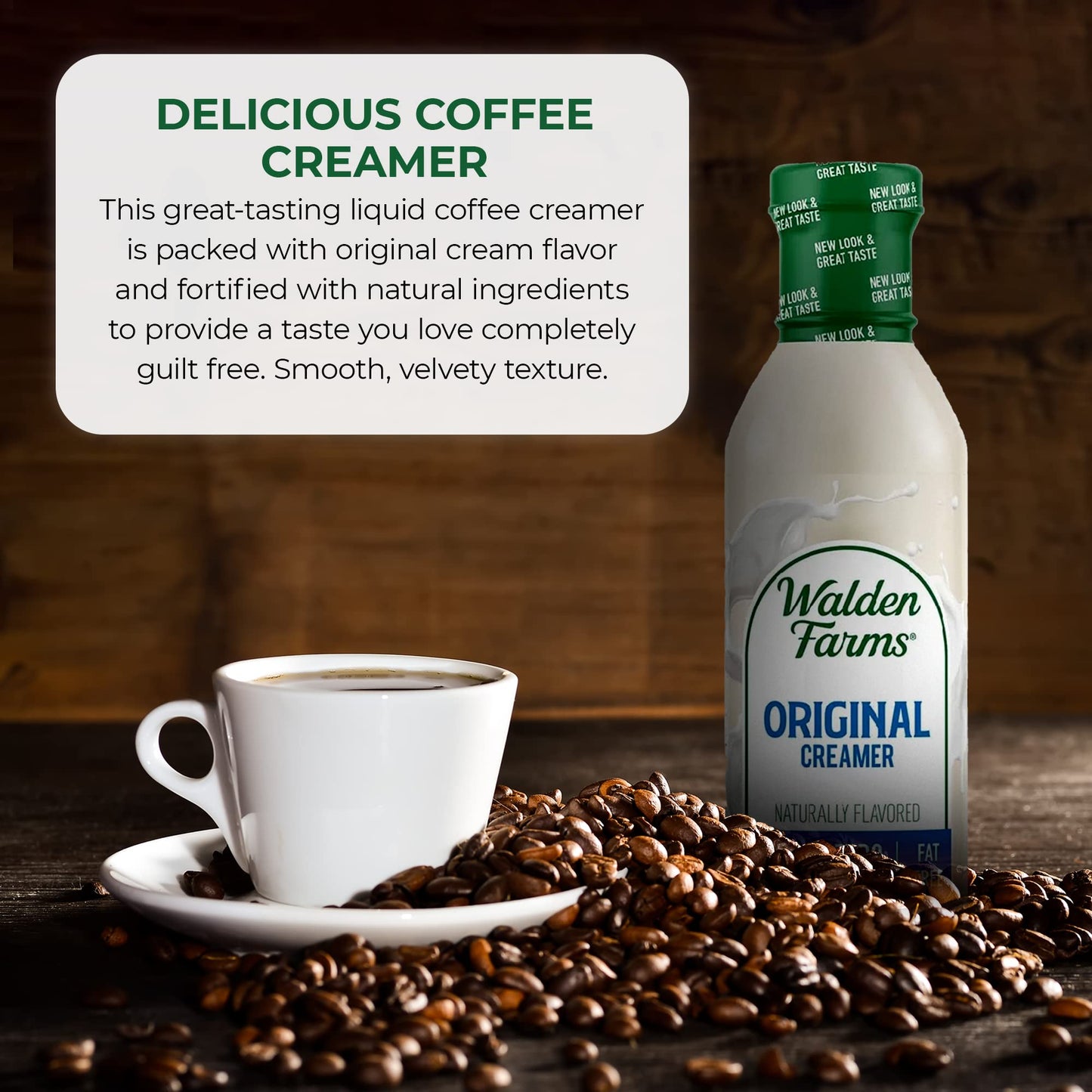 Walden Farms Creamers (12 Fl Oz (Pack Of 2), Original Coffee)