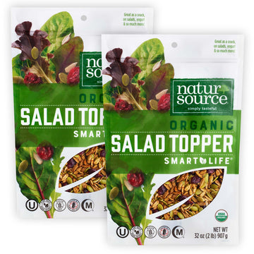 naturSource Organic Salad Topper - Salad Toppings, Salad Mix, Salad Toppers Seeds and Cranberries (32 Ounce (Pack of 2))