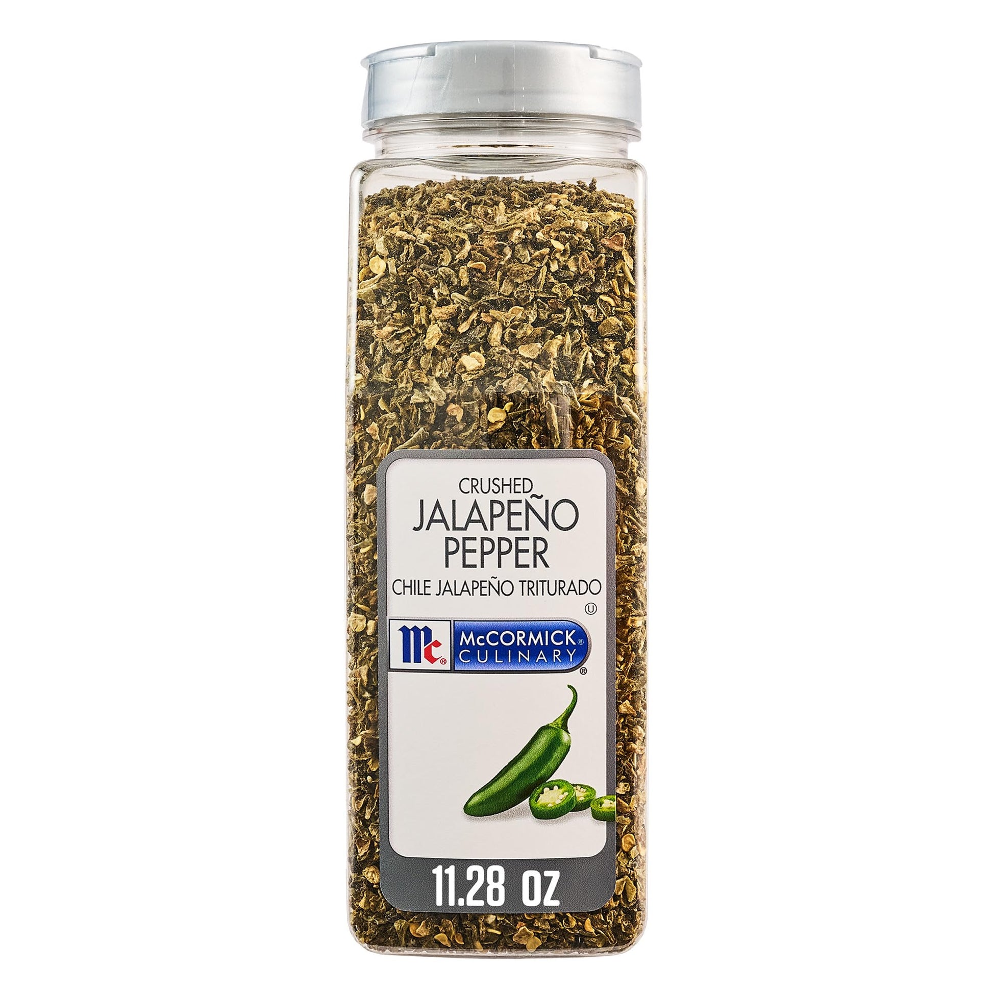 McCormick Culinary Jalapeo Pepper, Crushed, Bold Jalapeo Flavor, Moderate Heat for Cooking and Tableside with Pizza, Chili, Sals
