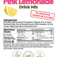 Gramzero All Natural Pink Lemonade Zero Calorie Sugar Free Drink Mix, Great For Nutrition Club Loaded Tea, Stevia Sweetened