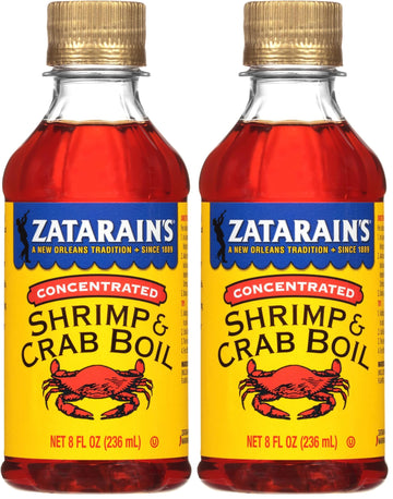 Zatarain s Concentrated Shrimp & Crab Boil, 8 fl oz (Pack of 2)