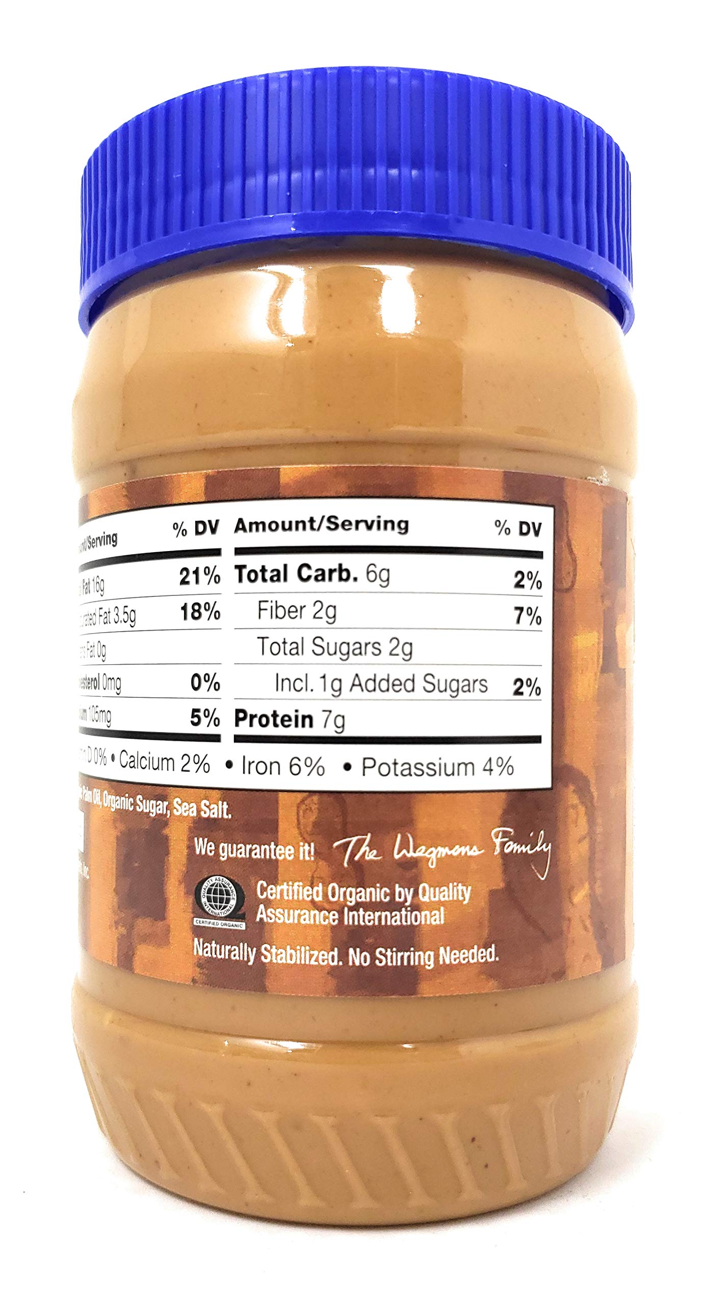 Wegmans Organic Crunchy Peanut Butter Spread (2 Pack, Total Of 32Fl.Oz)