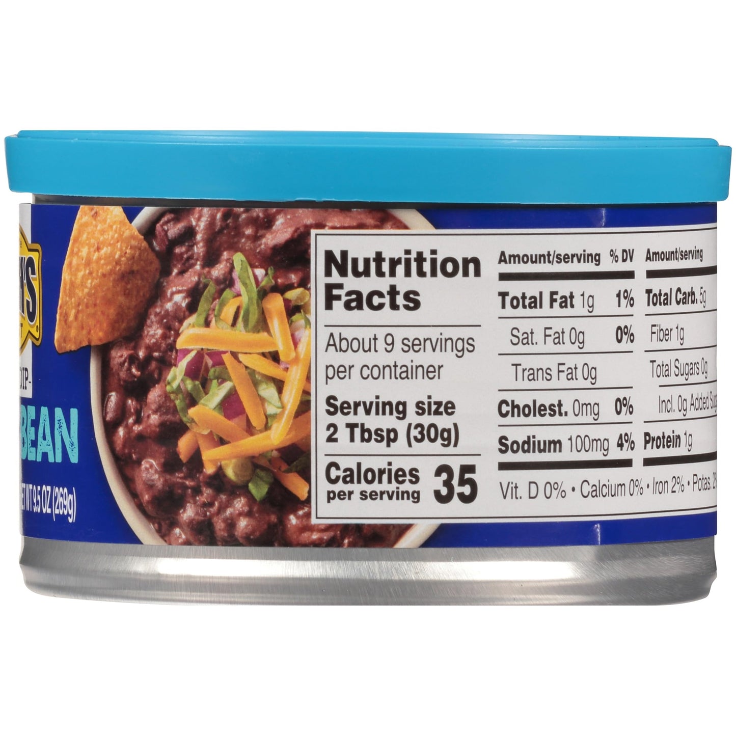 Bushs Best Bean Dip, Black, 9.5 Oz (Pack of 6)