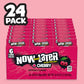 Now & Later Candy, Cherry Flavor, 0.93 Ounce Bars (Pack Of 24)