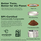 Fresh Roasted Coffee Organic Single Origin Envipods Variety Pack, 72 Count for K Cup malt-inspired, USDA Organic, Kosher