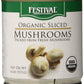 instecho Festival Organic Sliced Mushrooms, 4 Ounce (Pack of 12), Pink