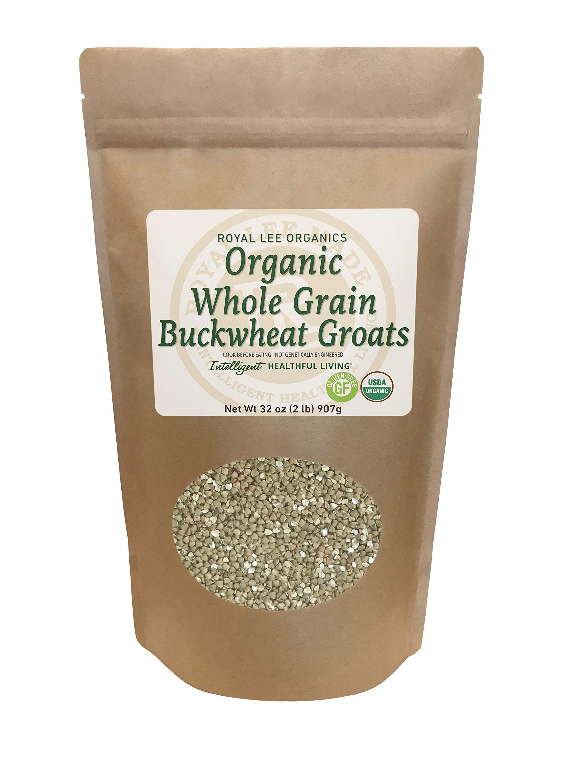 Royal Lee Organics Organic Gluten Free Buckwheat Groats (2 Lbs)