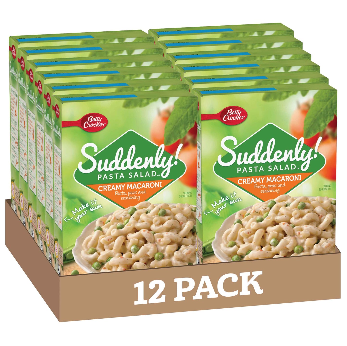 Suddenly Pasta Salad Creamy Macaroni, 6.5 Ounces, 12 per Case.