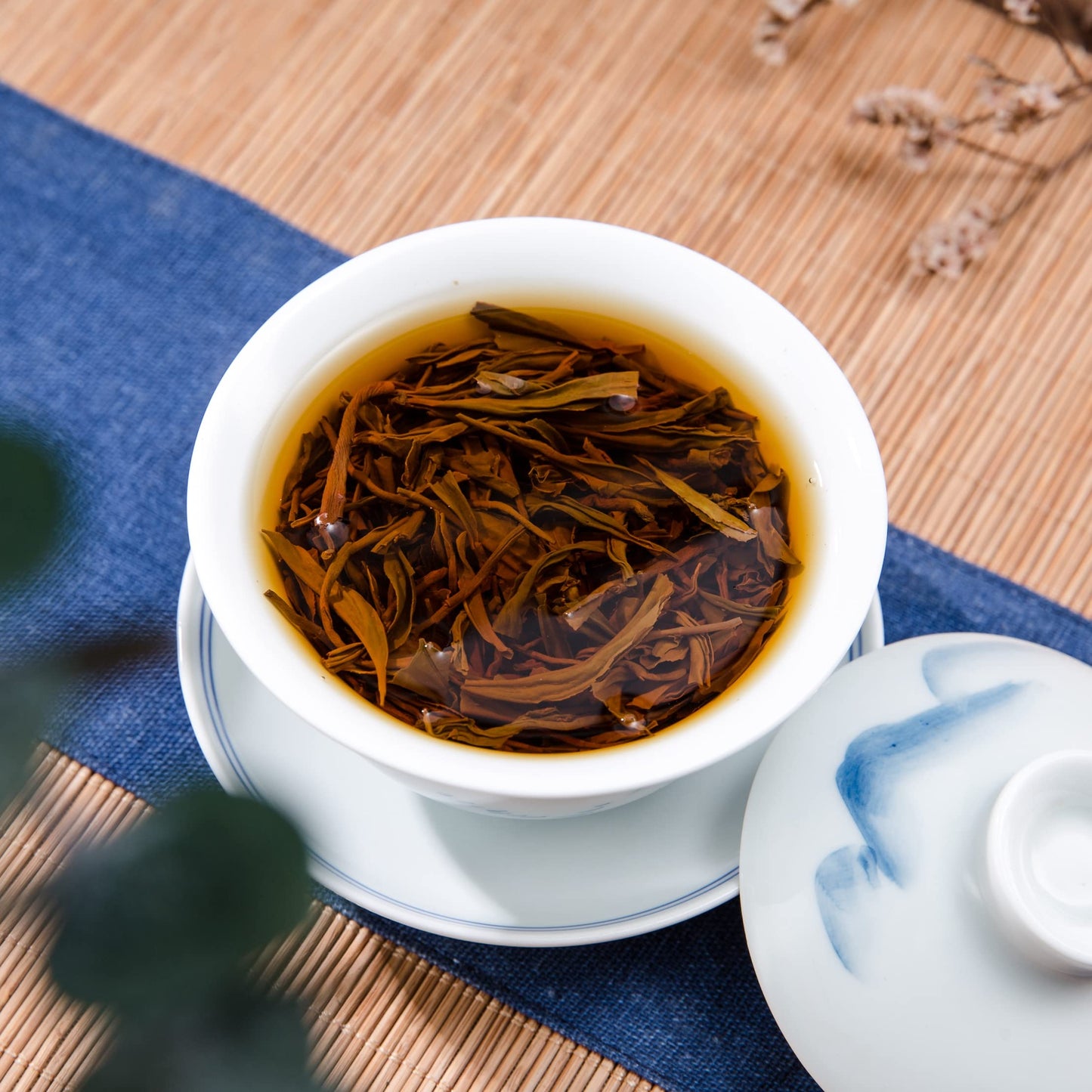 Chawuwarmsun [B] Lapsang Souchong Black Tea,No Smokey Taste,3.5Oz/100G,Loose Leaf Tea,Chinese Kongfu Cha