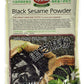 Greenmax Black Sesame Powder Ground Sesame Seeds 10.6 Oz Bag (Pack Of 2) Roasted Fine Grind Pure Sesame Seeds No Sugar And Twinf