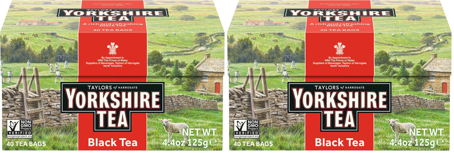 Taylors of Harrogate Yorkshire Red, 40 Teabags (Pack of 2)