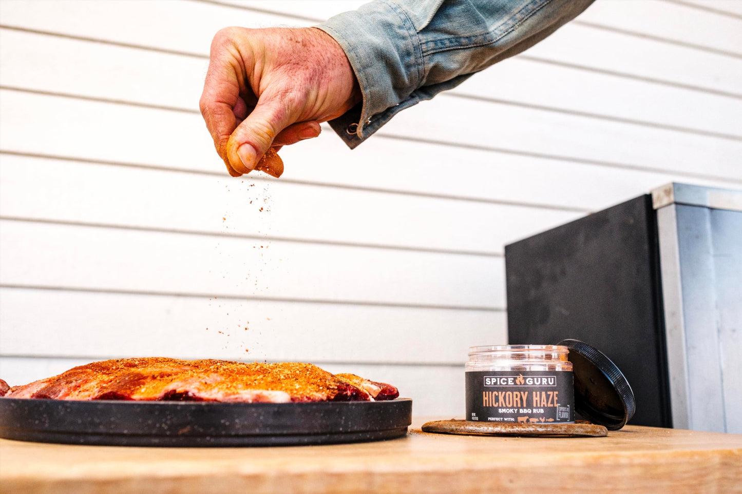 Spice Guru Hickory Haze BBQ Rub - 3 Pack, 1.33 Ounce Each - Seasoning for Cooking and Grilling