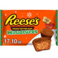 REESES Miniatures Milk Chocolate Peanut Butter Cups  Christmas Candy Bag  17.1 oz