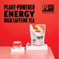 Zest Cinnamon Apple Spice Energy Tea Bags - High Caffeine Black Tea, 150mg Caffeine, 20 Count Pack, Non-GMO, Red