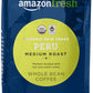 Amazon Fresh Organic Fair Trade Whole Bean Coffee, Medium Roast, 12 Oz