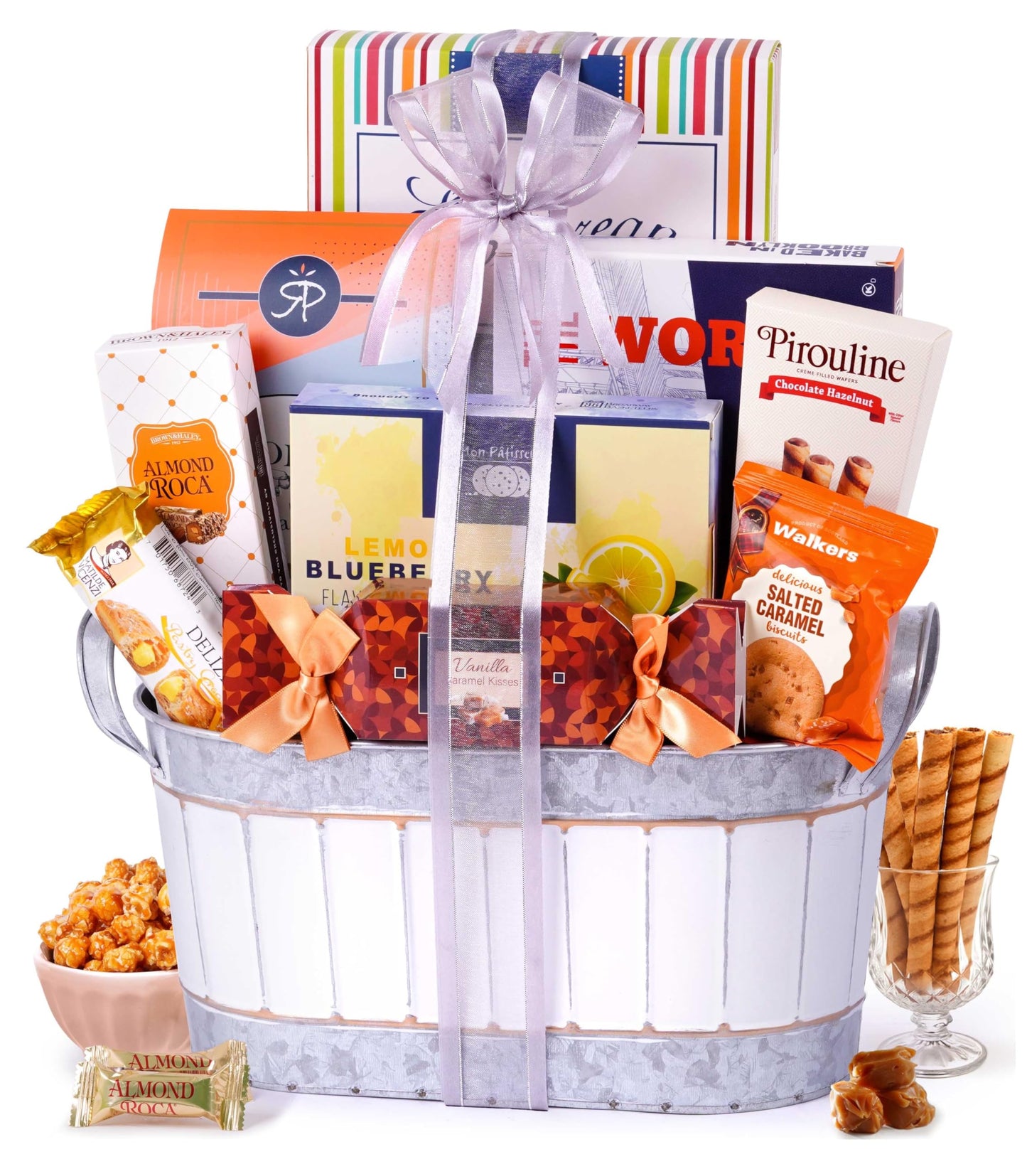Broadway Basketeers Gourmet Gift Basket - Kosher Sympathy Food Gift for Bereavement, Loss, Funeral, or Shiva
