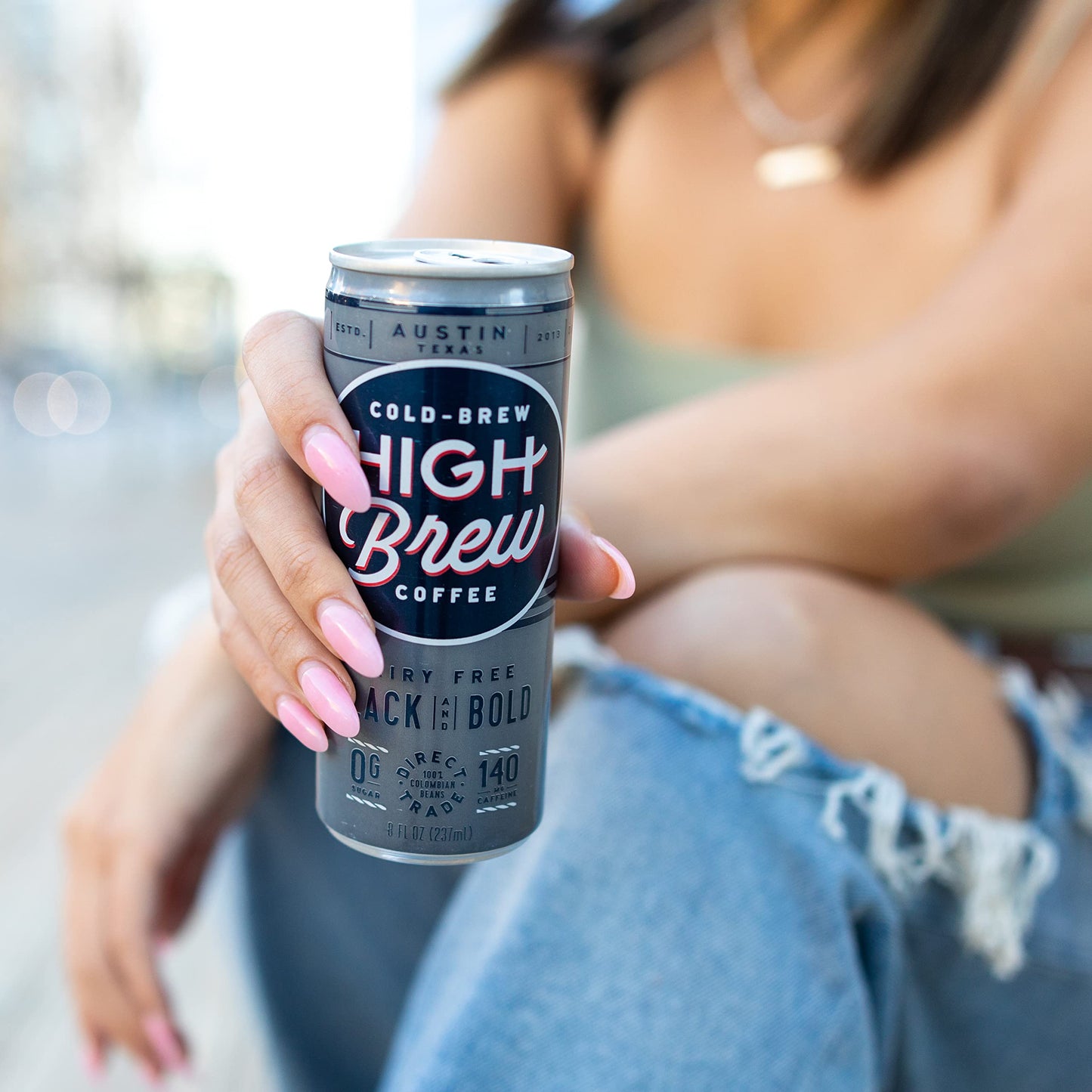 High Brew Coffee Cold Brew Coffee, Caffeinated, Dairy Free, 8 Fl Oz (Pack of 12), Original Version