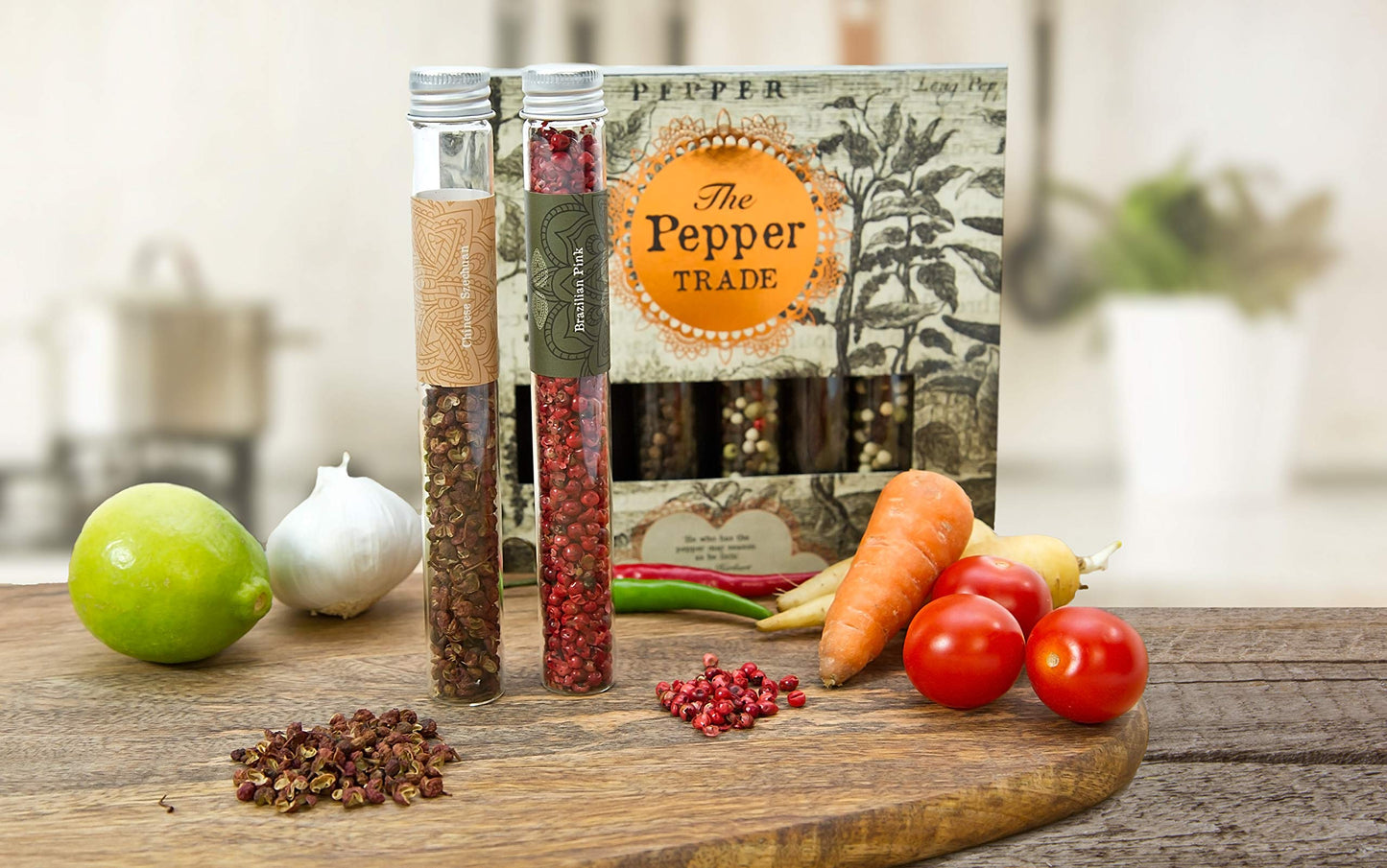 Eat.art Gourmet Peppercorn Blend Collection, 8 Pack Sampler Spice Gift Set for Grinders