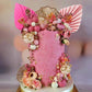 Boho Flower Cake Toppers Balls Cake Decorations With Butterflies For Birthday Party Wedding Baby Shower Boho Themed Party Suppli
