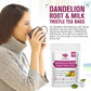 WOGORGT Dried Dandelion Root and Milk Thistle Herbal Tea Bags - Caffeine Free, 30 Count