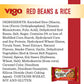 Vigo Authentic Red Beans & Rice, Low Fat, 8oz, Pack of 12, Model 49-500