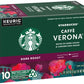 Starbucks Cafe Verona Roast K-Cup Pods, Dark Cocoa & Caramelized Sugar, 60 Count