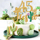 Tivurcia 45Th Fiesta Cake Topper, Cheers To 45 Years/Taco Bout 45 Cake Decor,Tropical Hawaiian Mexican Summer Themed Happy 45Th