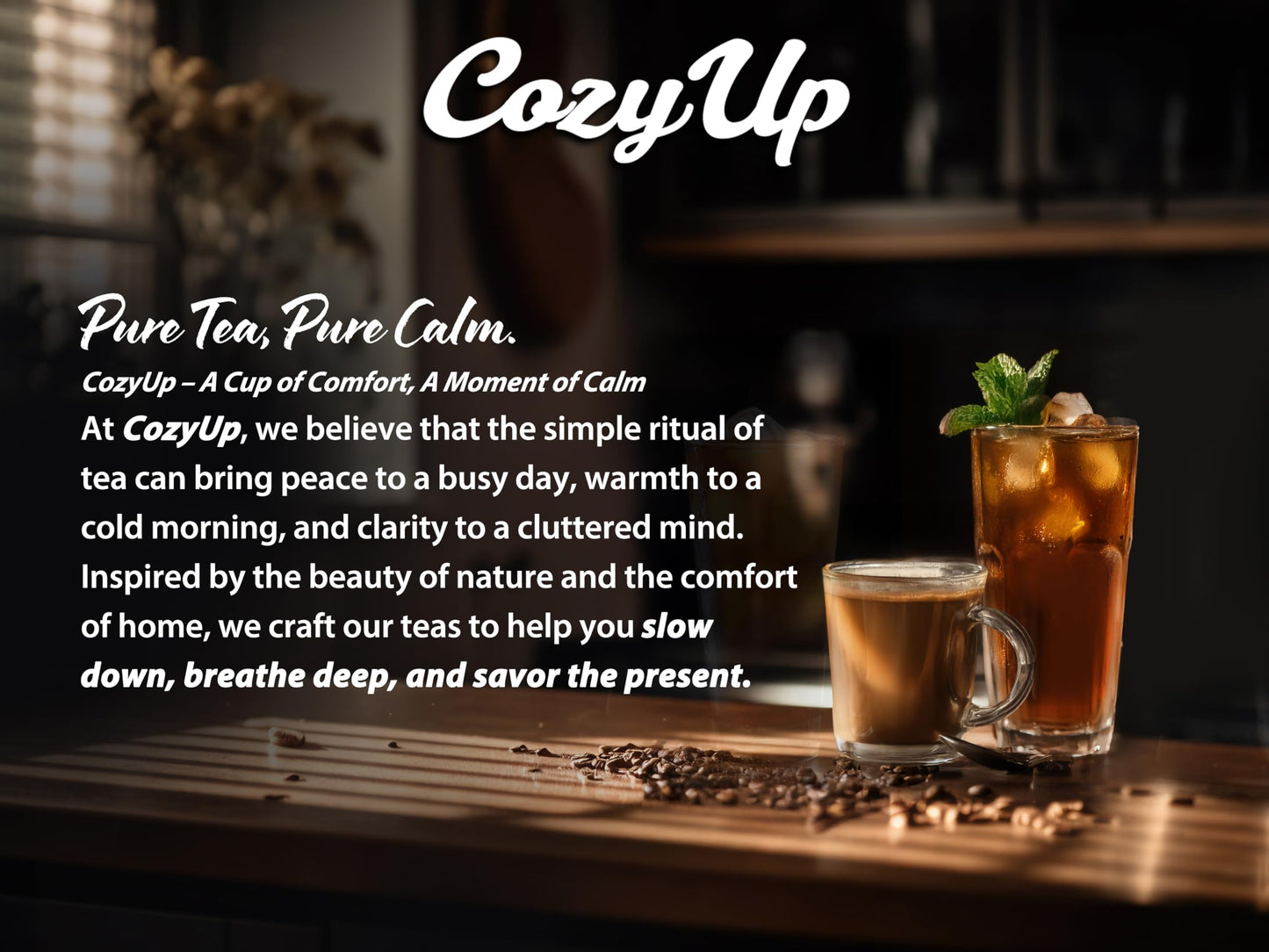 Cozy Up | 10 Flavor | Variety Tea Sampler Pack | Compatible with Keurig K-Cup malt-inspired | 100-count