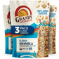 Grandy Organics Classic Granola  Certified Organic Granola Cereal  Low Sugar - Made with Oats  Pumpkin Seeds  Walnuts and Cashews  12oz Bags  Bulk Pack of 3