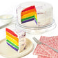 DAVIDS COOKIES Rainbow Layer Cake – Gourmet Dessert, Pre-Sliced 14 Pieces, 10, 115.2 Ounce