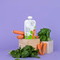 Serenity Kids 6+ Month Organic Veggie Puree Baby Snacks Pouches - Carrot, Spinach & Basil - No Sugar Added, Bpa Free & Allergen Free Baby Puree Pouches - 3.5 Oz, 6 Pack