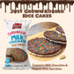 Liebers Sprinkled Topped Milk Chocolate Rice Cakes, Kosher Certified Dairy, Gluten Free Snack (Pack Of 3)