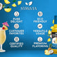 Syruvia Sugar-Free Pina Colada Syrup - 25.4 fl oz. Premium Coffee Flavoring Syrup. 0 Calories, Kosher, and Gluten-Free. Perfect
