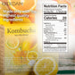 Kkokdam Kombucha Tea - Grapefruit & Hibiscus Korean Tea - Kombucha Drinks Probiotic Support, Low Calorie, Sugar Free Drink Pack