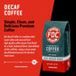 Fire Department Coffee Whole Bean Decaf - 12 oz - Naturally Decaffeinated - Veteran Owned