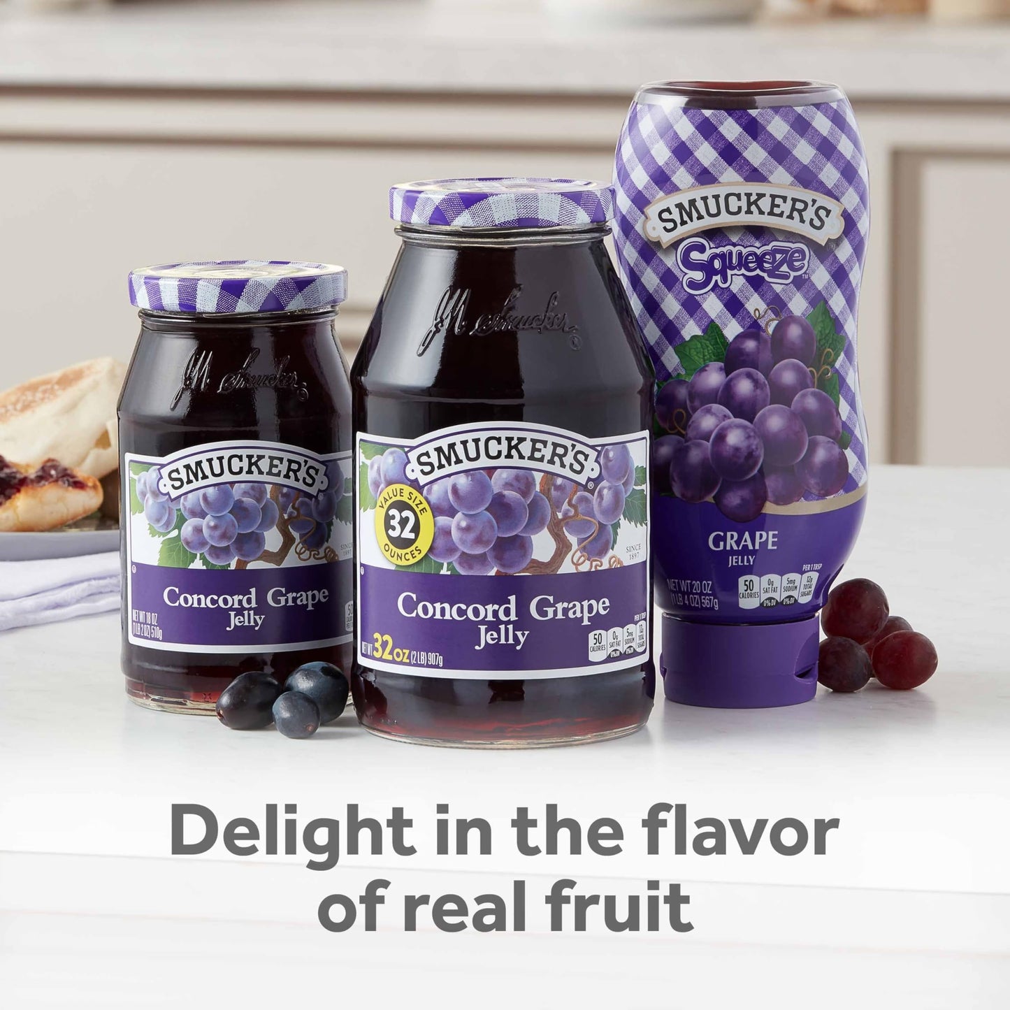 Smuckers G  Squeezable Fruit Spread, 20 Ounces, Pack of 1