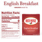 Red Rose English Breakfast Tea, Strong Robust Black Tea, 50 Individually Wrapped Bags, Pack of 6, Contains Caffeine, Red