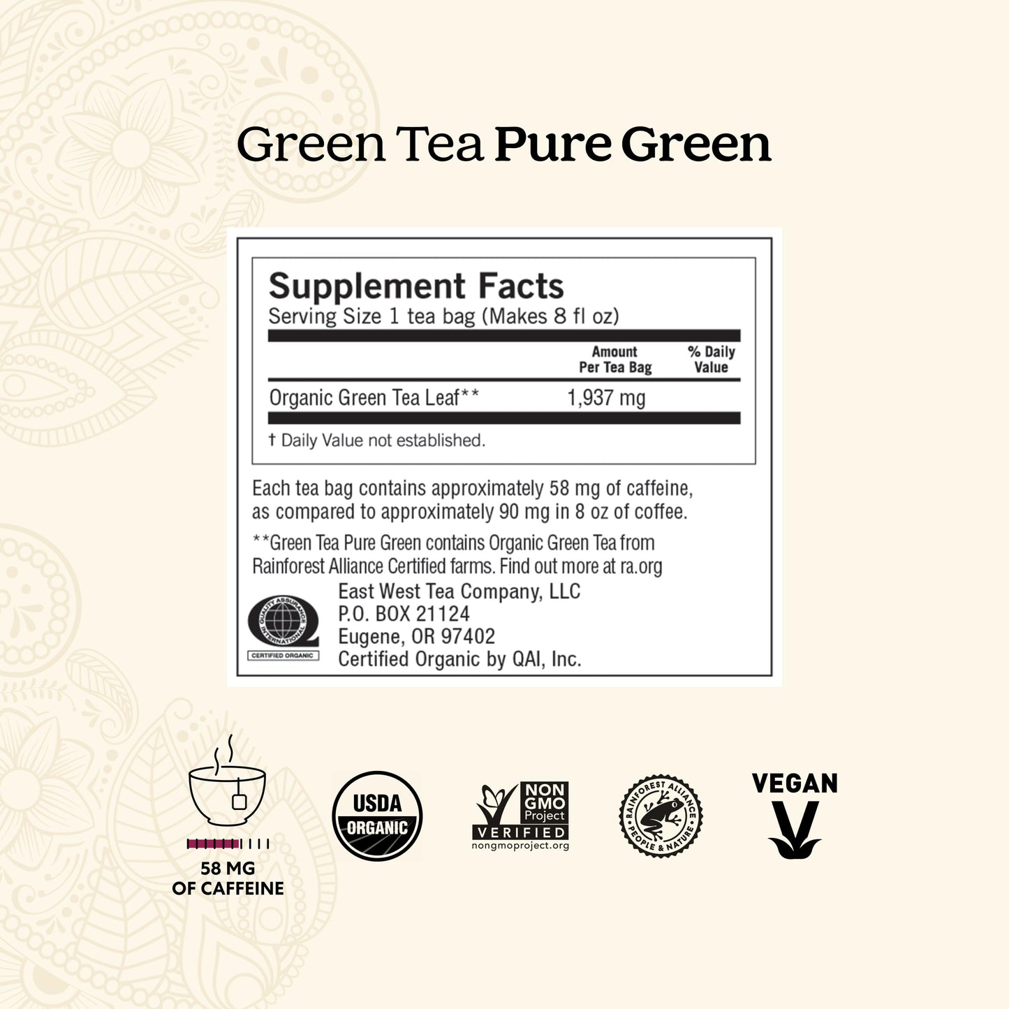 YOGI TEA Green Tea Variety Pack - 16 Tea Bags (4 Pack) - Organic Caffeinated Sampler