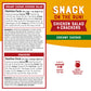 Bumble Bee Snack On The Run Creamy Caesar Chicken Salad with Crackers Kit - Ready to Eat Protein Snack Pack - 10g Protein per Bo