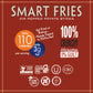 Gourmet Basics Smart Fries Air Popped Potato Fries, French Fries, Potato Sticks Individual Bags, Fry Chips Family Size, Low Calo